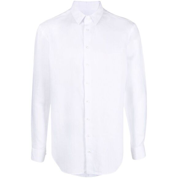 Giorgio Armani Men Regular Fit Linen Shirt